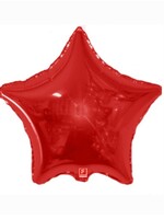 Фольгированный шар с гелием "Красная звезда", №70