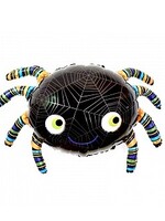 Фольгированная фигура с гелием "Паук", чёрный, №98