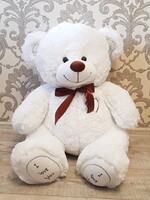 Плюшевый мишка, белый, 110 см.