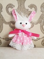 Зайка ручной работы, 18 см