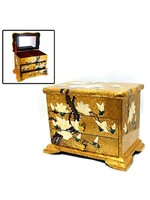 Шкатулка Цветы, ручная роспись, дерево