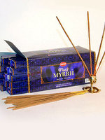 Благовония HEM, Flora Myrrh Masala мирра, четырёхгранник