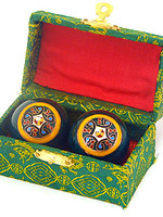 Набор шаров массажных "Орнамент", 35 мм