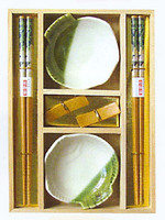 Набор для суши в виде рыб, зелёный, 40379