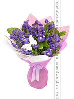 Букет цветов «Ласковые ирисы»