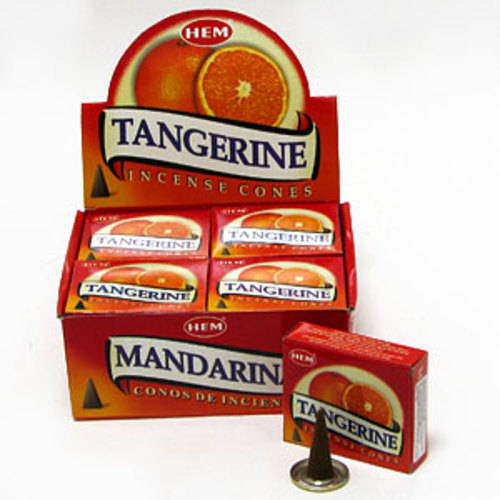 Благовония HEM, Мандарин (Tangerine), 10 конусов