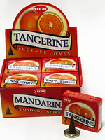 Благовония HEM, Мандарин (Tangerine), 10 конусов