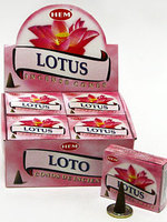 Благовония HEM Лотос, 10 конусов