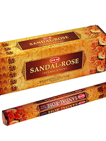Благовония HEM, шестигранники, Sandal Rose (Сандал Роза)