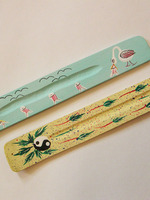 Подставка для благовоний из сандала "Лодочка", цветная