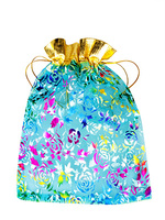 Мешочек для подарков, голубой