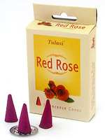 Благовония Sarathi Красная роза, конусы