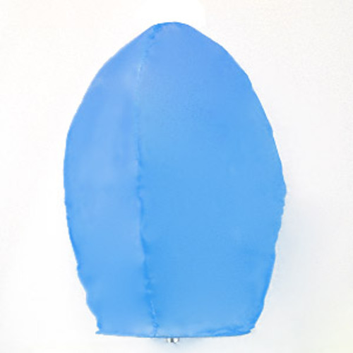 Дирижабль желаний (небесный фонарик), голубой, 108 см.